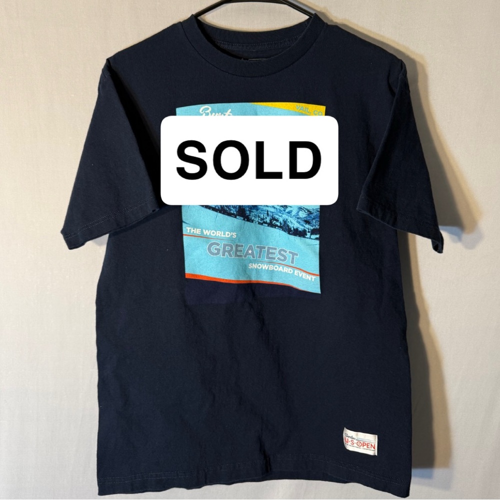 Burton Navy U.S. Open Snowboarding Tee